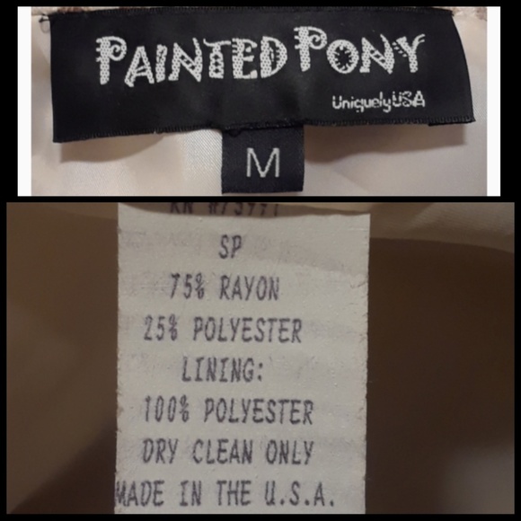 Painted Point Vintage Animal Print Blazer - Picture 8 of 8